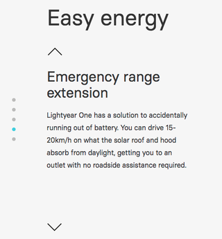 Illustration for article titled The Lightyear One 'Solar Car' Is Amazing But Isn't Quite What You Think It Is